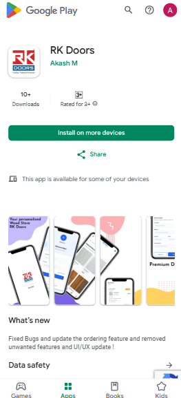 RK Doors App on Play Store